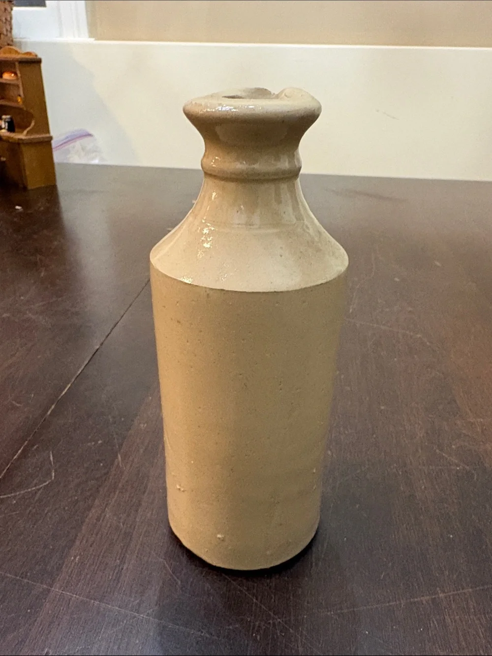 Vintage Primitive English Stoneware Master Ink Bottle
